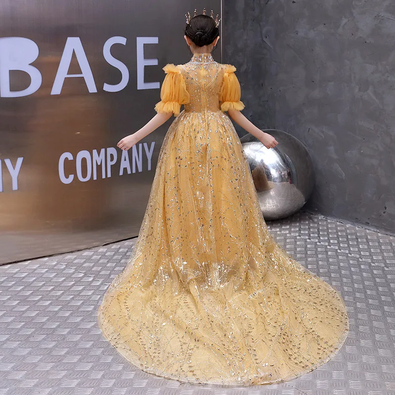 2020Exquisite Design Children Girls Luxury Sequined Design Evening Party Model Show Ceremony Catwalk Princess Long Tail Dress
2020Exquisite Design Children Girls Luxury Sequined Design Evening Party Model Show Ceremony Catwalk Princess Long Tail Dress