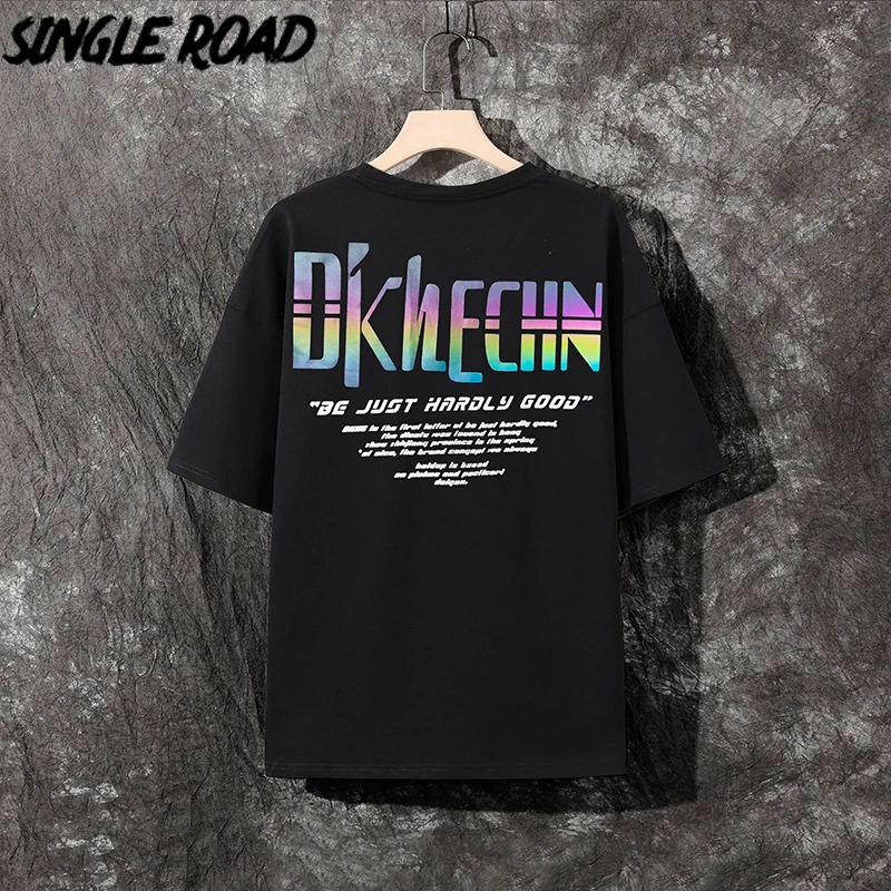 Single Road Men's T-shirt Men 2022 Summer Reflective T-shirts Japanese Streetwear Harajuku Plus Size Oversized T Shirt For Men
Single Road Men's T-shirt Men 2022 Summer Reflective T-shirts Japanese Streetwear Harajuku Plus Size Oversized T Shirt For Men