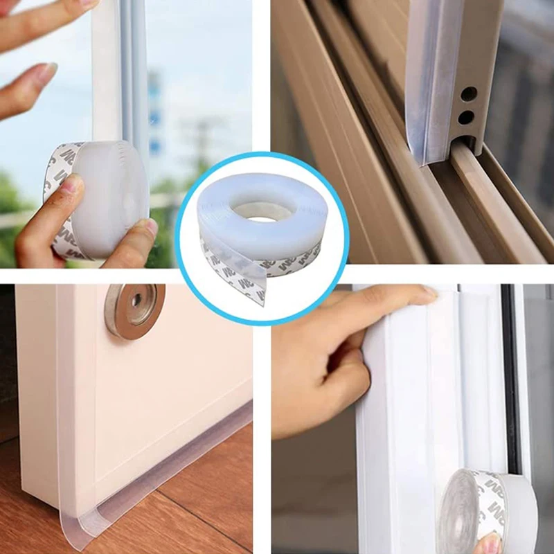 5M Door Bottom Seal Strip Weather Window Rubber Seal Weatherstrip Windproof Dust Self Adhesive Door Windshield Sealing Tape
5M Door Bottom Seal Strip Weather Window Rubber Seal Weatherstrip Windproof Dust Self Adhesive Door Windshield Sealing Tape