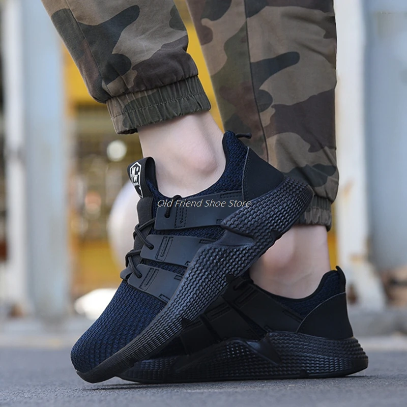 Lightweight Safety Shoes Men's Boots Working Shoes Steel Toe Cap Boots Anti-Puncture Shoes Anti-Stabbing Boots Fashion Sneakers
Lightweight Safety Shoes Men's Boots Working Shoes Steel Toe Cap Boots Anti-Puncture Shoes Anti-Stabbing Boots Fashion Sneakers