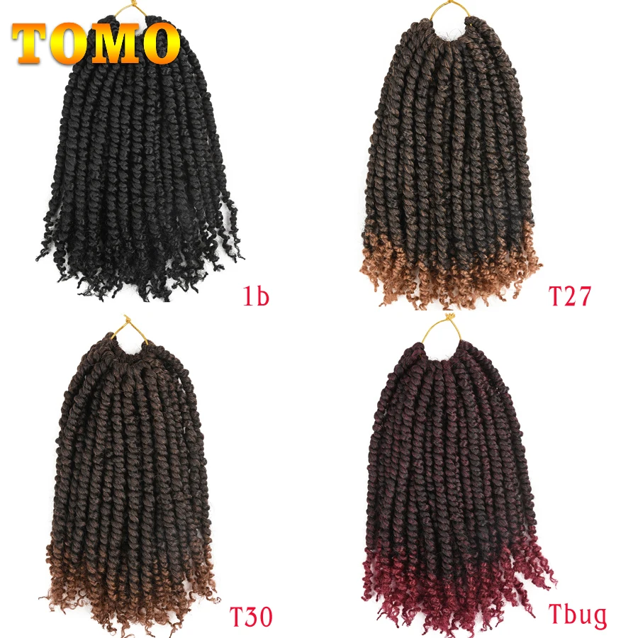 TOMO Pre-twisted Passion Twist Hair Pre-looped Water Wave Synthetic Crochet Braids For Bohemian Curly Braiding Hair Extensions
TOMO Pre-twisted Passion Twist Hair Pre-looped Water Wave Synthetic Crochet Braids For Bohemian Curly Braiding Hair Extensions