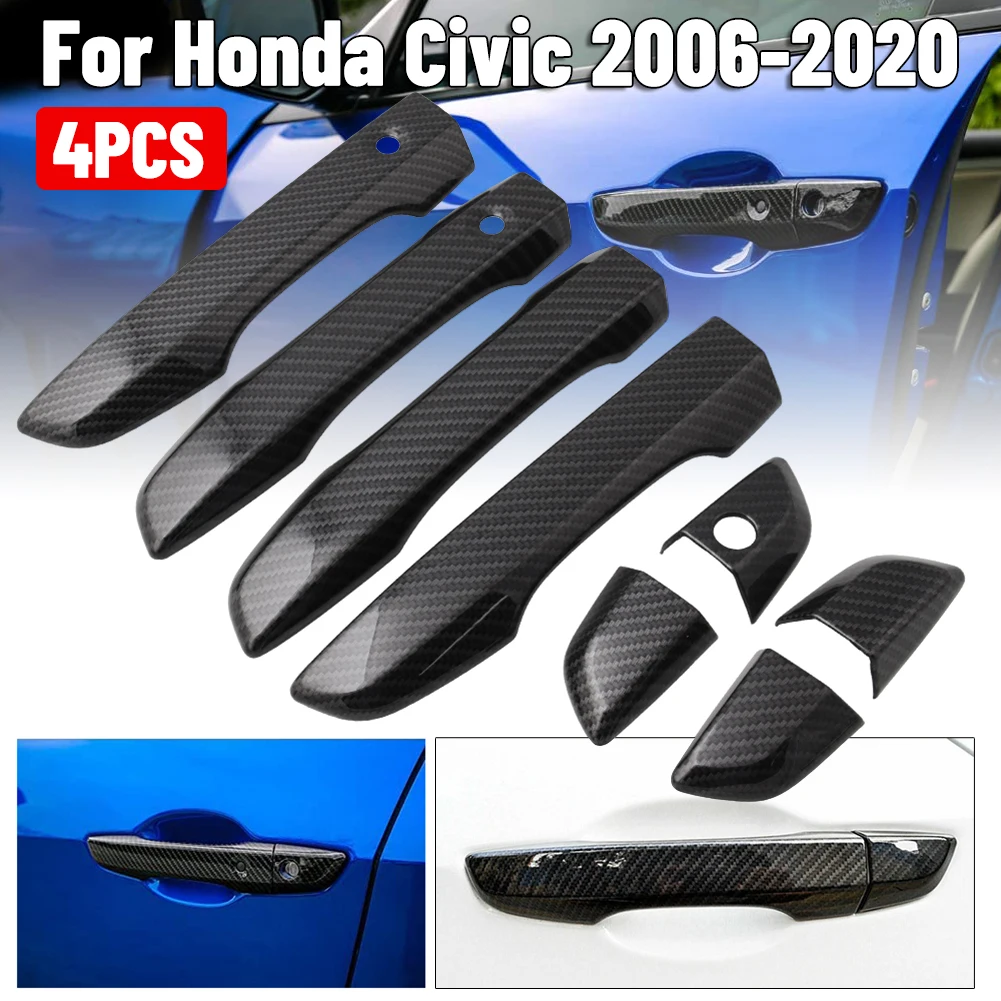 4PCS ABS Carbon Fiber Style Car Side Door Handle Frame Cover Trim For Honda Civic 2006-2020 Car Accessories For Dropshipping
4PCS ABS Carbon Fiber Style Car Side Door Handle Frame Cover Trim For Honda Civic 2006-2020 Car Accessories For Dropshipping