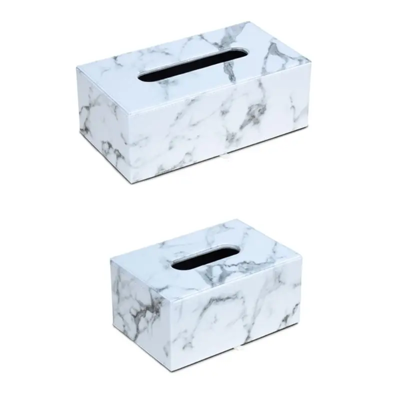 Rectangular Marble PU Leather Facial Tissue Box Cover Napkin Holder Paper Towel Dispenser Container for Home Office Car Decor
Rectangular Marble PU Leather Facial Tissue Box Cover Napkin Holder Paper Towel Dispenser Container for Home Office Car Decor