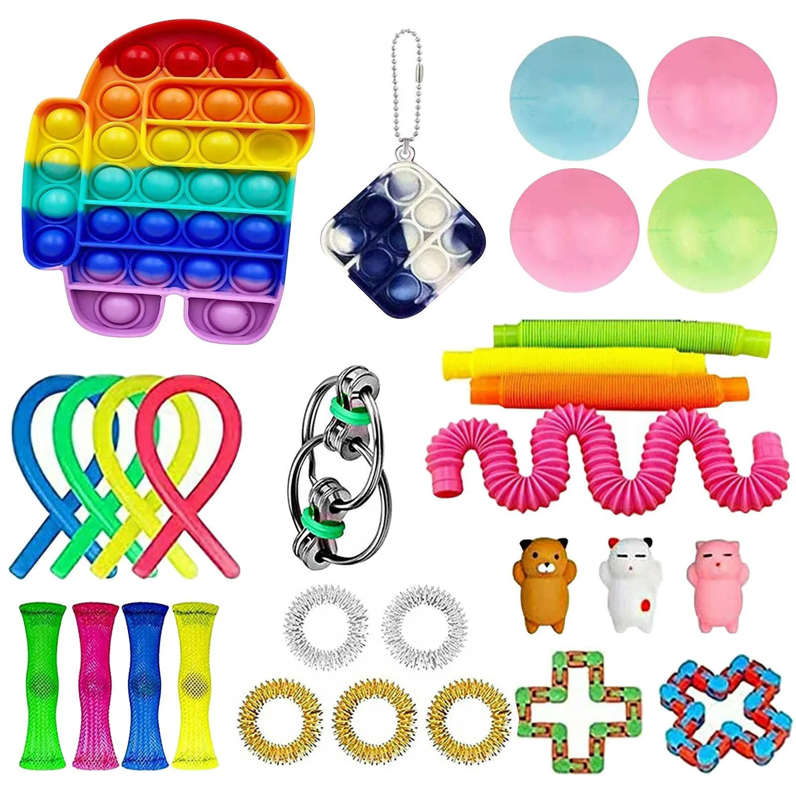 Stress-relieving Silicone Kit Toys Various Choices To Relieve Anxiety Hand Toys Decompression Kits Popular Among Teenagers
Stress-relieving Silicone Kit Toys Various Choices To Relieve Anxiety Hand Toys Decompression Kits Popular Among Teenagers