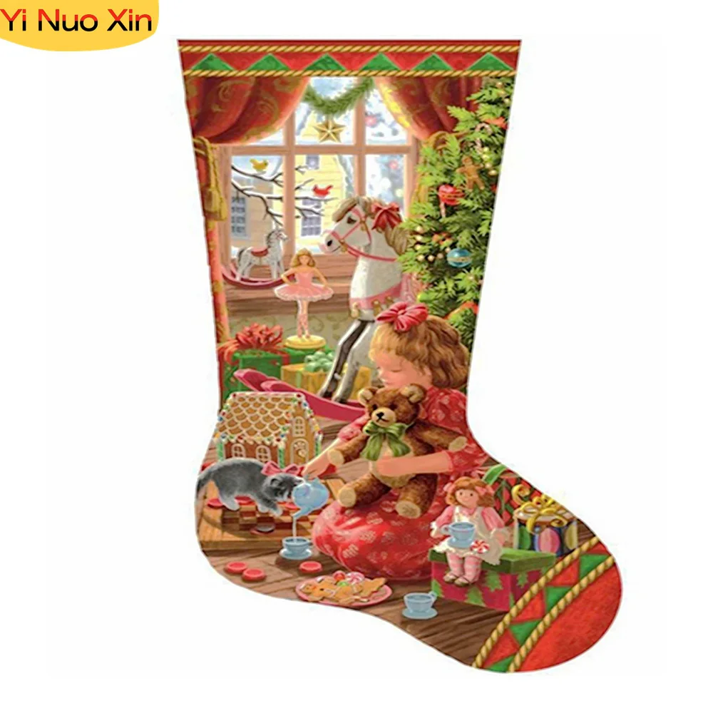 YNX Christmas Socks 5D DIY Full Square Set Resin Diamond Embroidery Wall Stickers Home Decor Gifts Diamond Art Painting Mosaic
YNX Christmas Socks 5D DIY Full Square Set Resin Diamond Embroidery Wall Stickers Home Decor Gifts Diamond Art Painting Mosaic