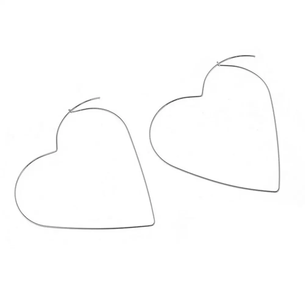 Big Hoop Earrings Sexy Earrings Accessories Fashion Exaggerated Large Hoop Ear Jewelry Smooth Heart Earrings for Women Girl's
Big Hoop Earrings Sexy Earrings Accessories Fashion Exaggerated Large Hoop Ear Jewelry Smooth Heart Earrings for Women Girl's