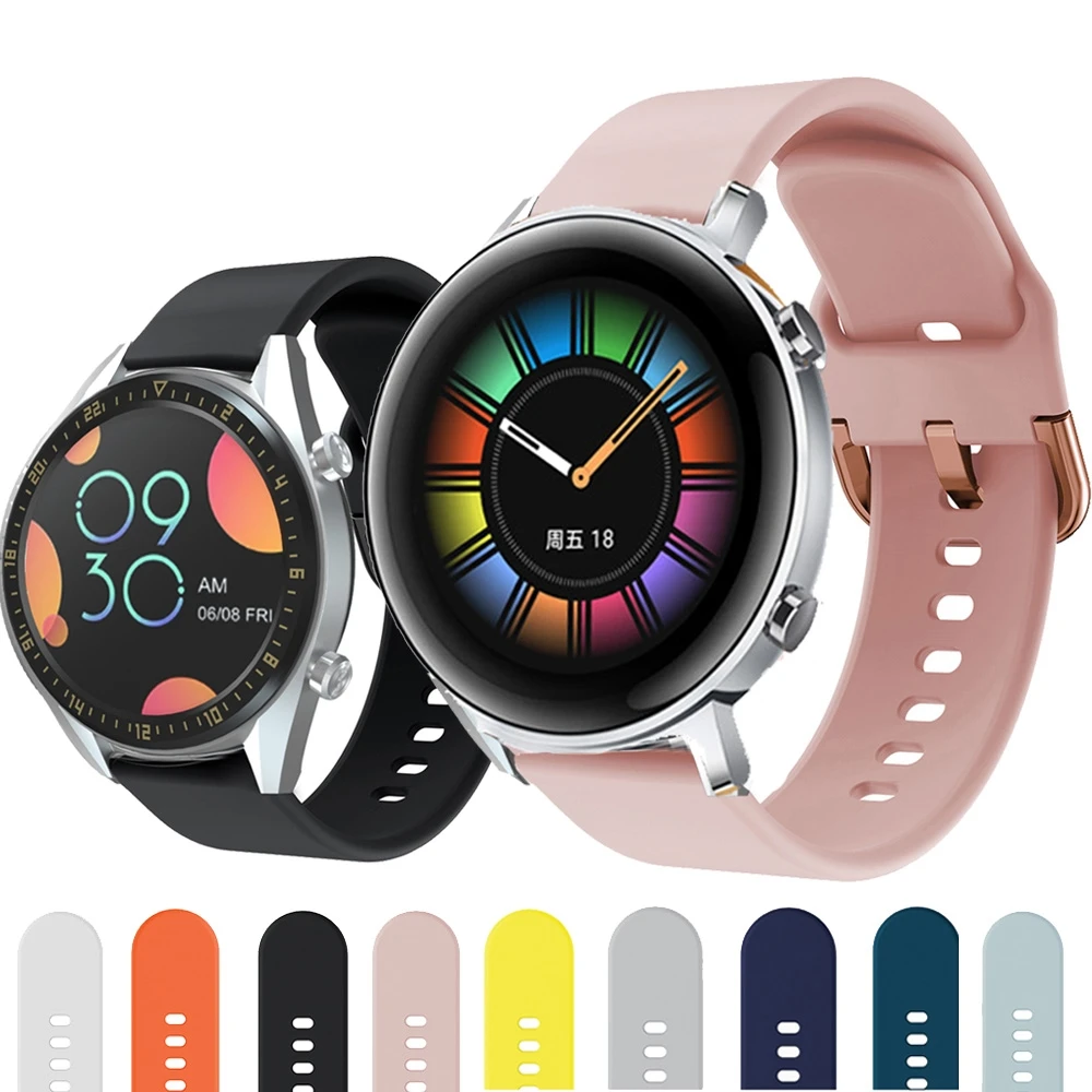 20mm Silicone Band for Huawei GT 2 42mm smart watch Sport bracelet for Honor magic 2 42mm Wrist Strap Accessories
20mm Silicone Band for Huawei GT 2 42mm smart watch Sport bracelet for Honor magic 2 42mm Wrist Strap Accessories
