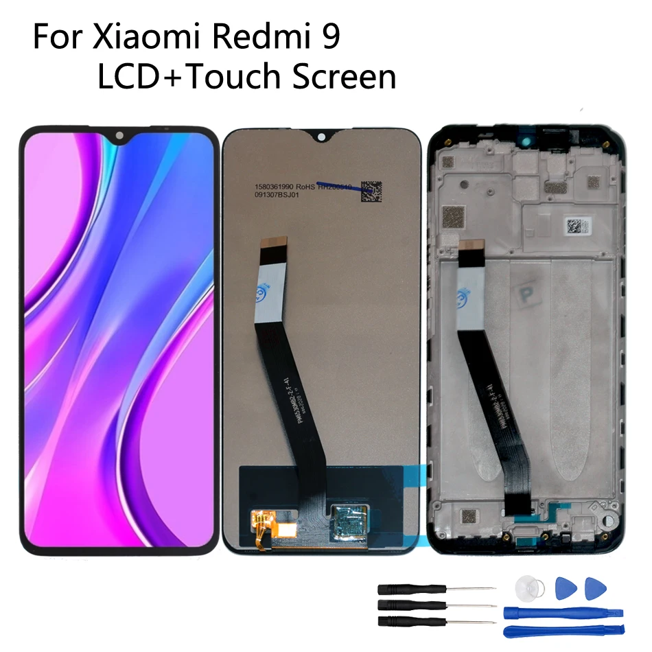 Оригинальный ЖК-дисплей для Xiaomi Redmi 9, сенсорный экран, дигитайзер в сборе для Redmi 9 M2004J19G, ЖК-дисплей, экран, запчасти для телефонов
Оригинальный ЖК-дисплей для Xiaomi Redmi 9, сенсорный экран, дигитайзер в сборе для Redmi 9 M2004J19G, ЖК-дисплей, экран, запчасти для телефонов