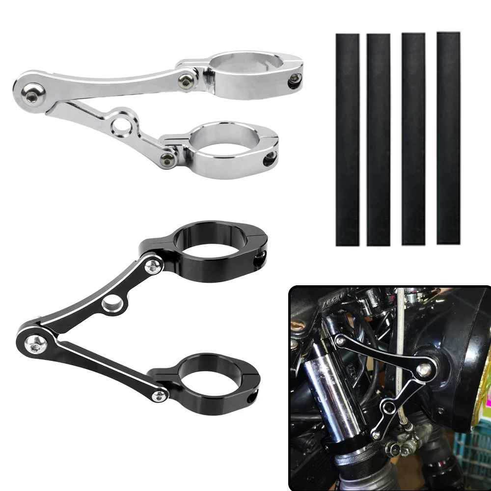 Motorcycle Headlight Bracket Mount Clamp 37-41mm 49mm 54mm Fork Tube Holder Black For Harley Cafe Racer Chopper Bobber Universal
Motorcycle Headlight Bracket Mount Clamp 37-41mm 49mm 54mm Fork Tube Holder Black For Harley Cafe Racer Chopper Bobber Universal