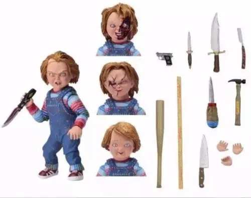 7 дюймов ПВХ NECA потомство Чаки игрушки ребенка играть Good Guys Чаки фигурку Ultimate Чаки модель Делюкс издание для мальчиков подарок
7 дюймов ПВХ NECA потомство Чаки игрушки ребенка играть Good Guys Чаки фигурку Ultimate Чаки модель Делюкс издание для мальчиков подарок