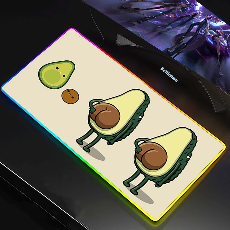 Funny Avocado cute RGB Gaming Mouse Pad Mousepad Large Mause Pad Keyboard Desk Carpet Game Rubber No-slip LED Mouse Mat Gamer
Funny Avocado cute RGB Gaming Mouse Pad Mousepad Large Mause Pad Keyboard Desk Carpet Game Rubber No-slip LED Mouse Mat Gamer