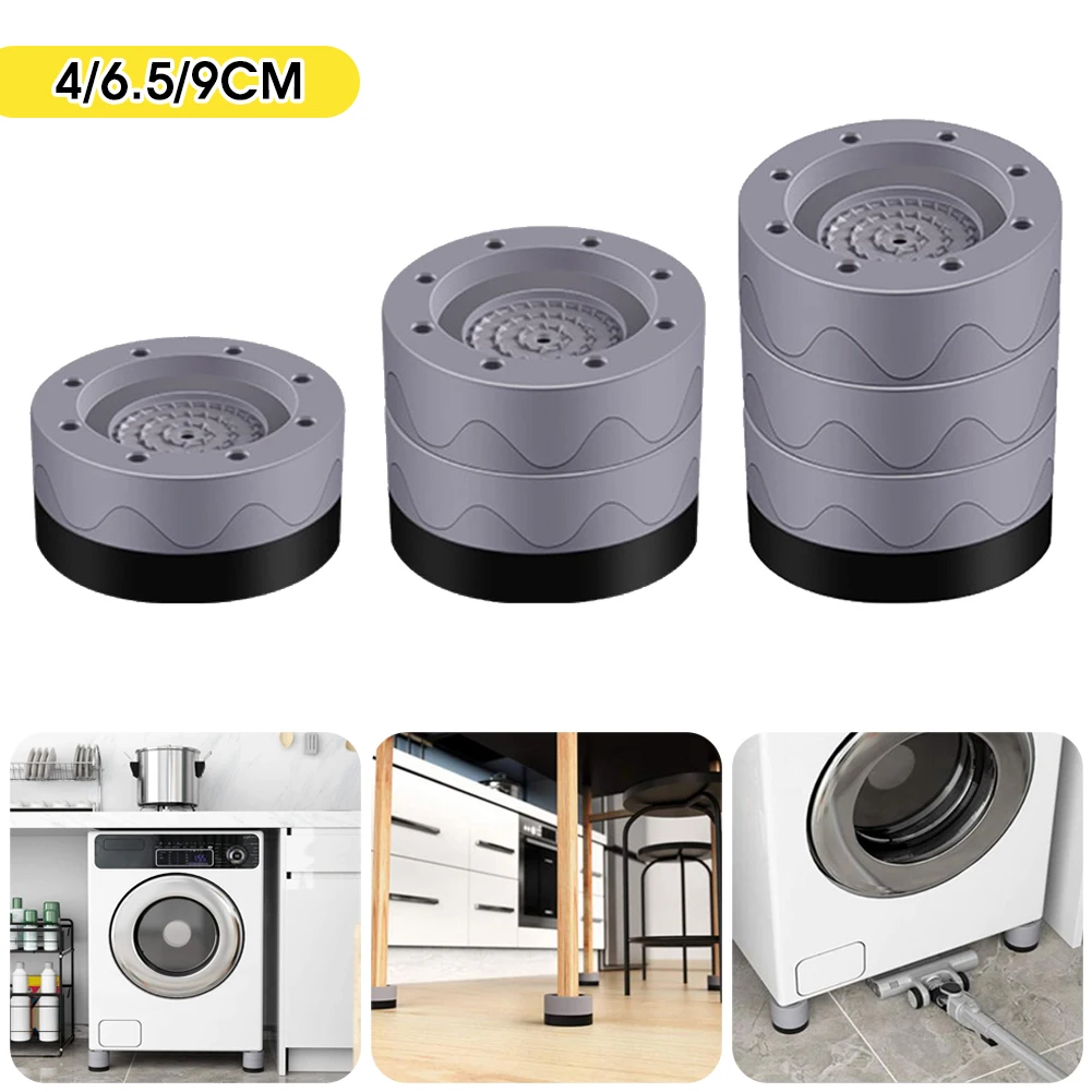 4Pcs Anti Vibration Feet Pads Washing Machine Rubber Mat Anti-Vibration Pad Dryer Universal Fixed Non-Slip Pad 7x7x4cm
4Pcs Anti Vibration Feet Pads Washing Machine Rubber Mat Anti-Vibration Pad Dryer Universal Fixed Non-Slip Pad 7x7x4cm