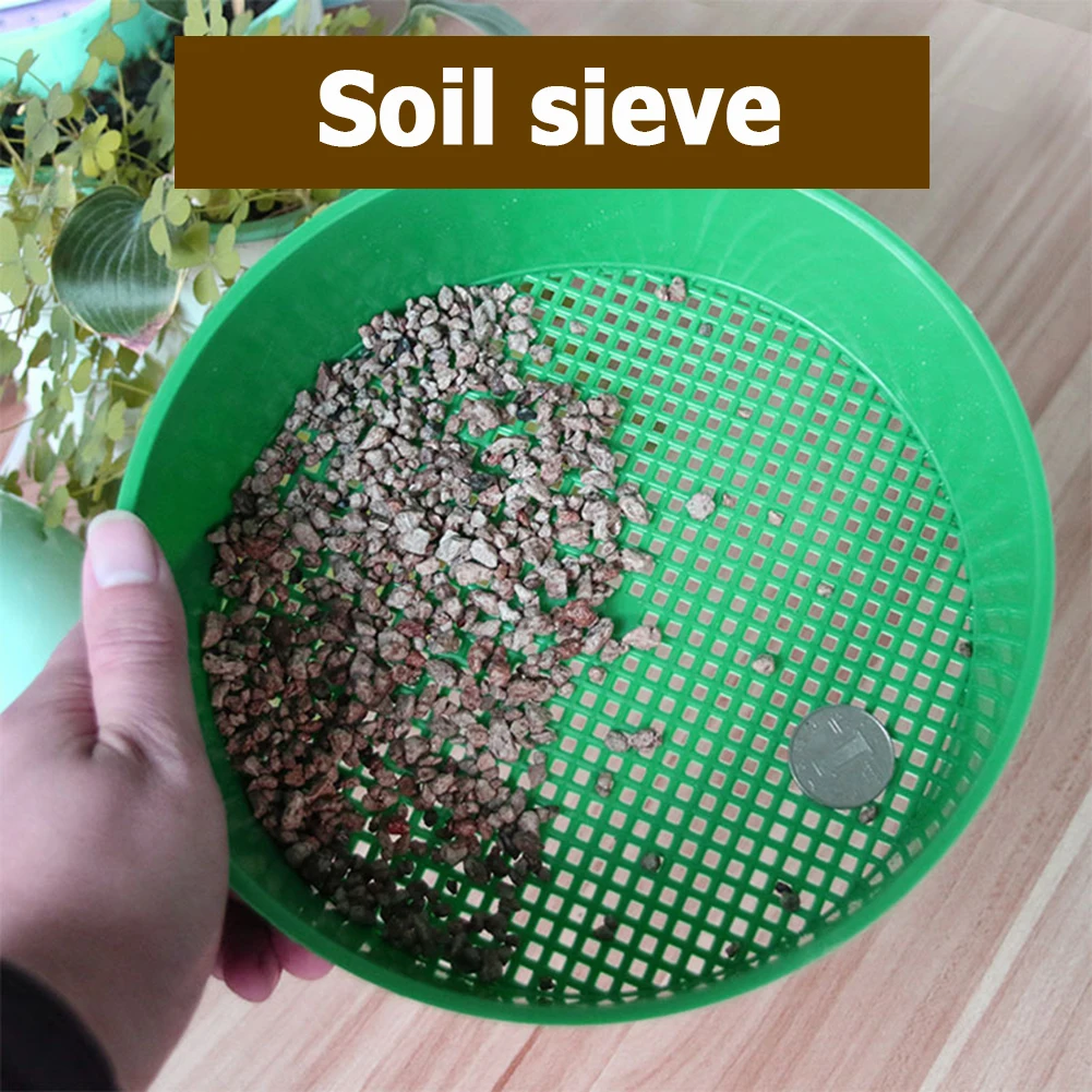 Hight Quality Sieve Earth Stone Fine Mesh Gardening Tool Home Planting Plastic Sieve Screen Garden Soil Filter Net Sifter
Hight Quality Sieve Earth Stone Fine Mesh Gardening Tool Home Planting Plastic Sieve Screen Garden Soil Filter Net Sifter