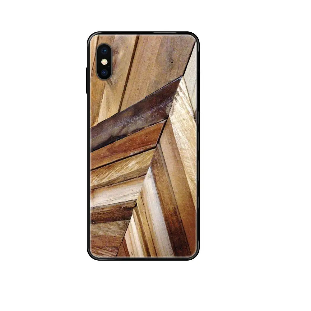 Hot Selling Fashion For Samsung Galaxy S5 S6 S7 S8 S9 S10 S10e S20 edge Lite Plus Ultra Geometric Blue Design Texture Wood | Мобильные