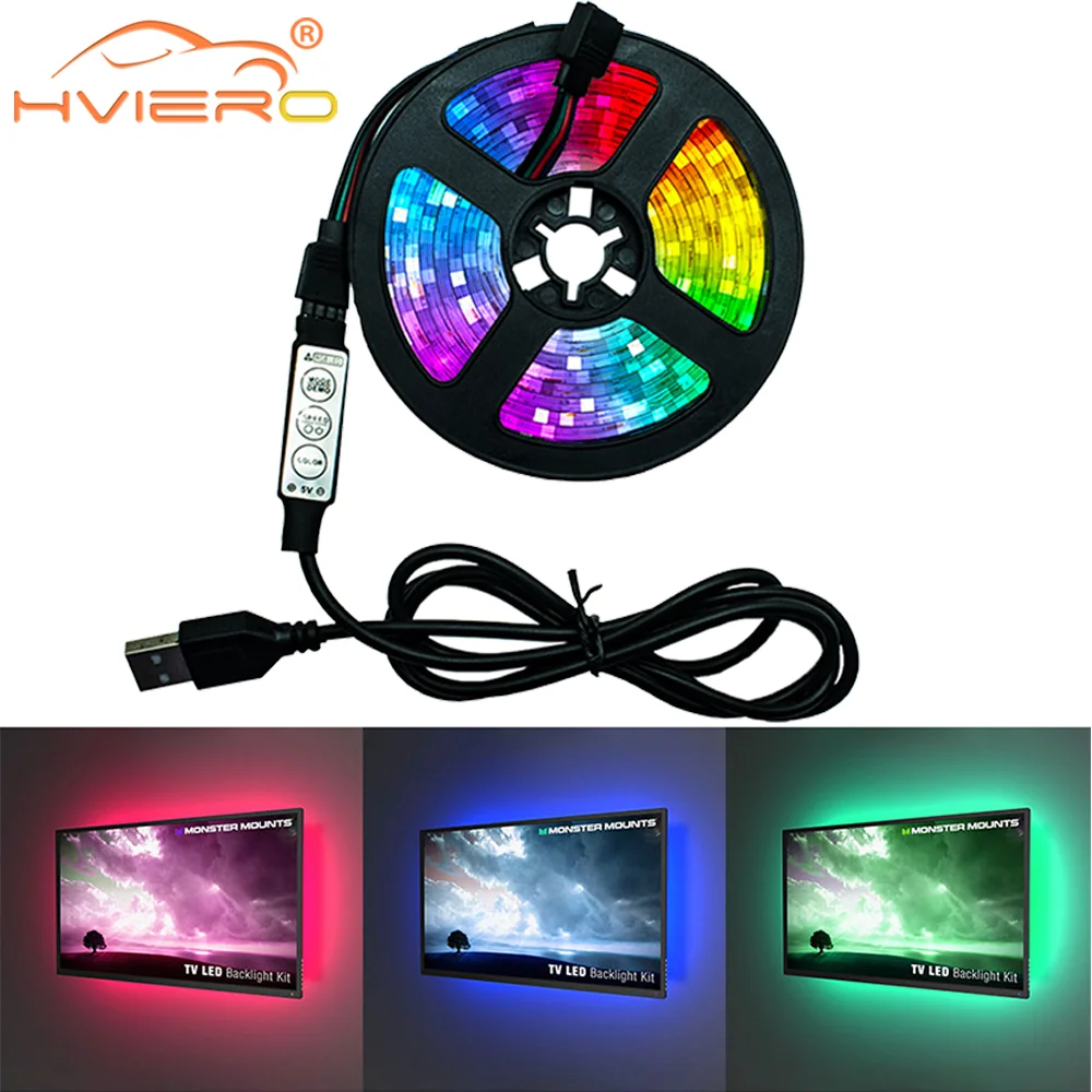 USB LED Strip Light Flexible Lamp 1M 2M 3M 4M 5M Tape Diode SMD 2835 Desk Screen For Home TV Background Lighting 3K Control Neon
USB LED Strip Light Flexible Lamp 1M 2M 3M 4M 5M Tape Diode SMD 2835 Desk Screen For Home TV Background Lighting 3K Control Neon
