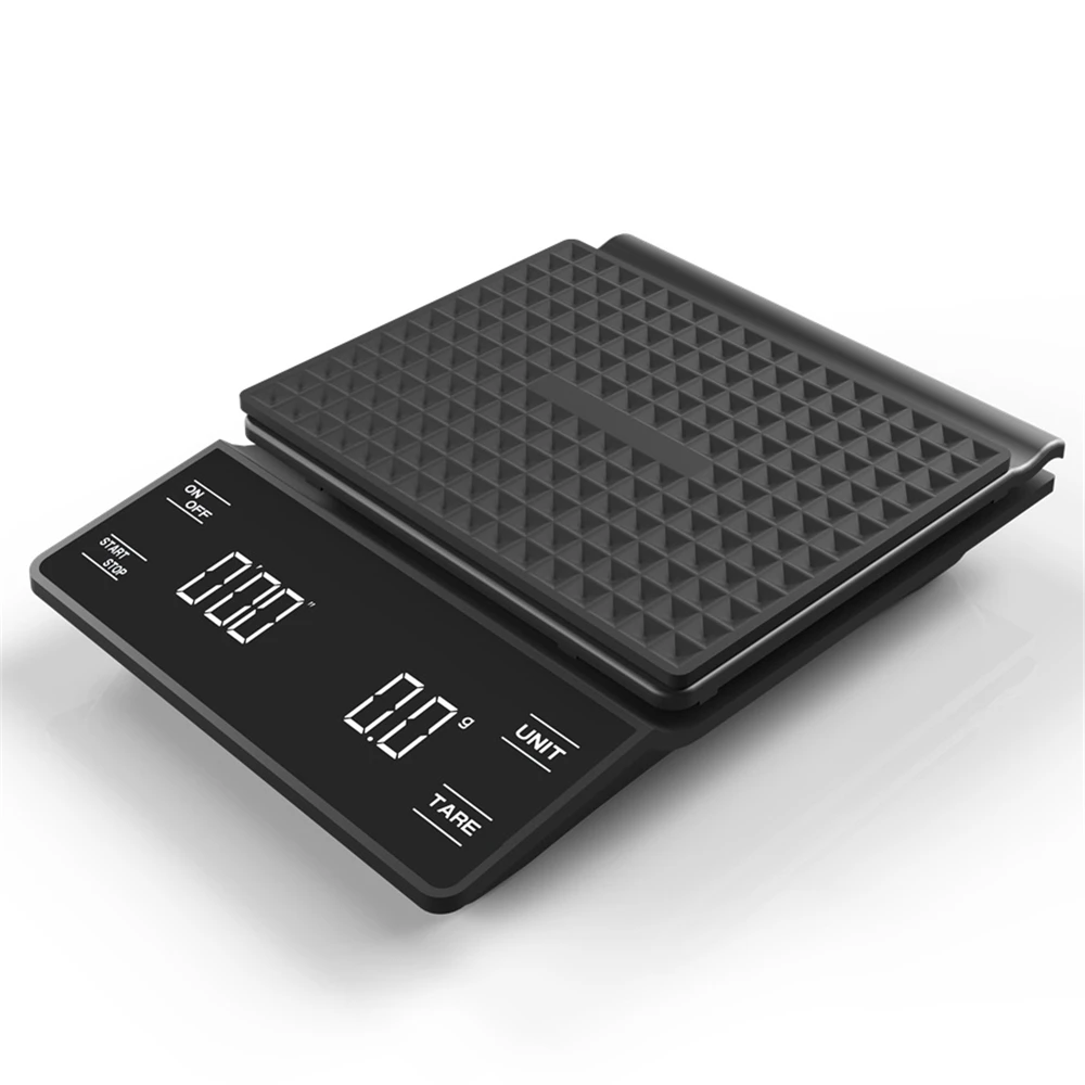 Kitchen Scale with Timer Precision Electronic Digital Scale Smart Drip Coffee Pot Scale Portable Household Food Scale 3KG/0.1g
Kitchen Scale with Timer Precision Electronic Digital Scale Smart Drip Coffee Pot Scale Portable Household Food Scale 3KG/0.1g