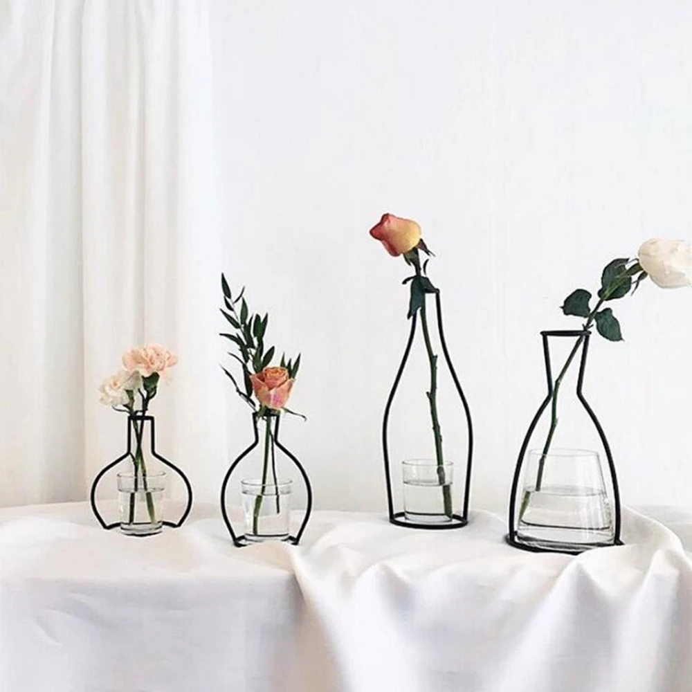 Retro Iron Line Table Flowers Vases Nordic Decoration Home Metal Plant Holder Nordic Styles Flower Vase Home Decor 8 Shapes
Retro Iron Line Table Flowers Vases Nordic Decoration Home Metal Plant Holder Nordic Styles Flower Vase Home Decor 8 Shapes