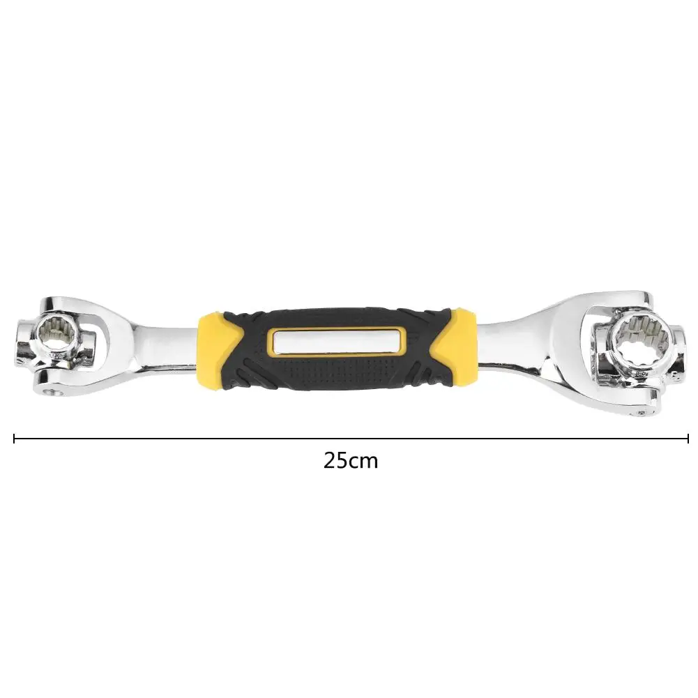 360 Degree Rotation Spanner Universal Wrench Skillful Manufacture Superior Quality Furniture Car Repair Hand Tool Kit
360 Degree Rotation Spanner Universal Wrench Skillful Manufacture Superior Quality Furniture Car Repair Hand Tool Kit