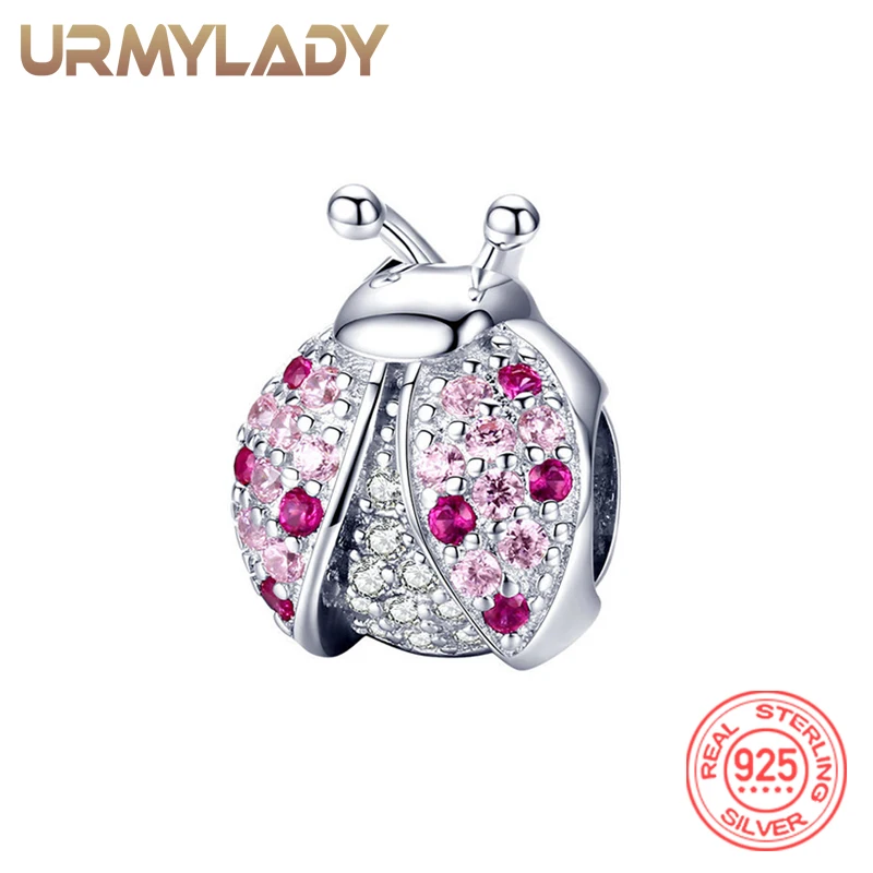 URMYLADY 925 Sterling Silver Ladybug DIY Pendant Beads Charm For Women Wedding Party Jewelry
URMYLADY 925 Sterling Silver Ladybug DIY Pendant Beads Charm For Women Wedding Party Jewelry