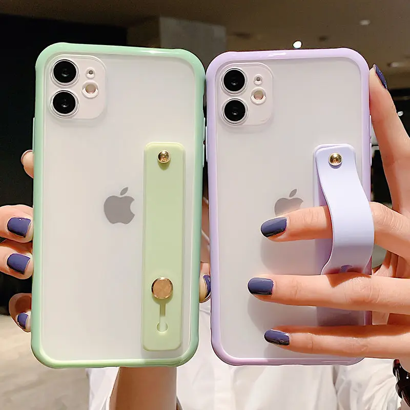 10 шт./лот чехол на запястье для телефона iPhone 12 Mini 11 Pro Max XR XS X 6 6s 7 8 Plus SE2