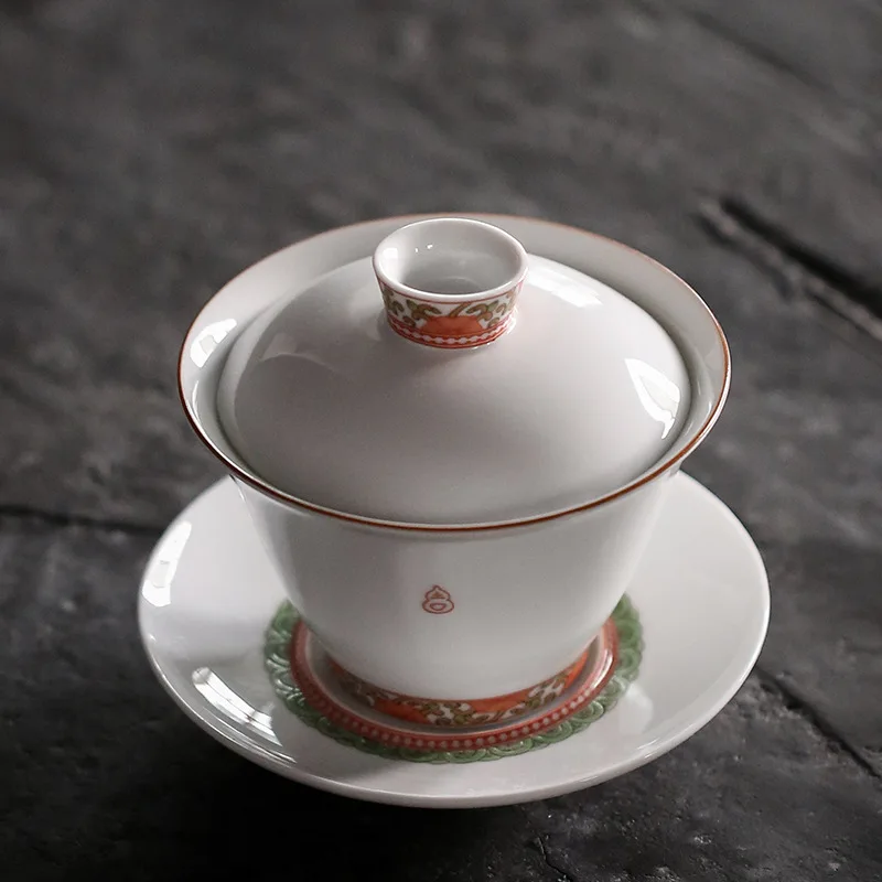 Белые фарфоровые чайные чашки и блюдца, китайские Gaiwan чайный набор кунг-фу чайный набор, аутентичная керамическая посуда ручной работы, Наб...
Белые фарфоровые чайные чашки и блюдца, китайские Gaiwan чайный набор кунг-фу чайный набор, аутентичная керамическая посуда ручной работы, Наб...