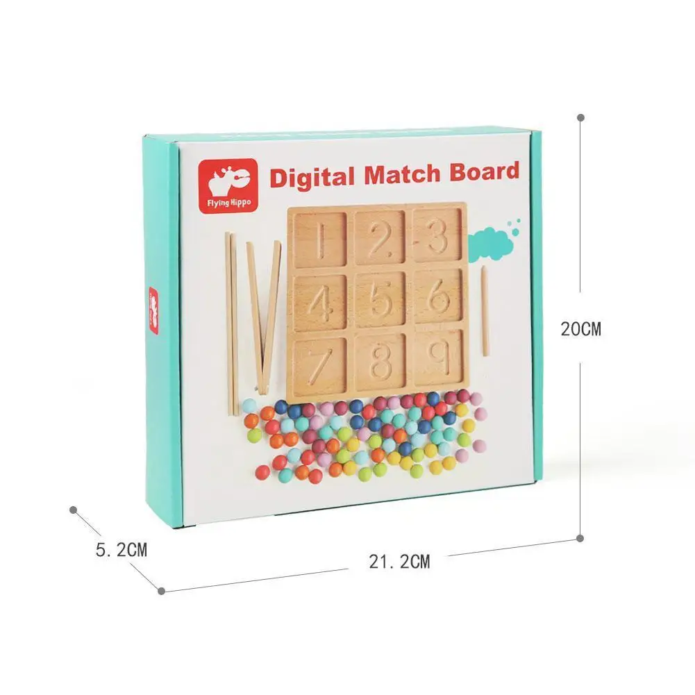 Wooden Digits Tracing Board Beads Matching Learning Toys Math Game Practice Child Educational For Children Sorting Montesso Z5A9 
Wooden Digits Tracing Board Beads Matching Learning Toys Math Game Practice Child Educational For Children Sorting Montesso Z5A9