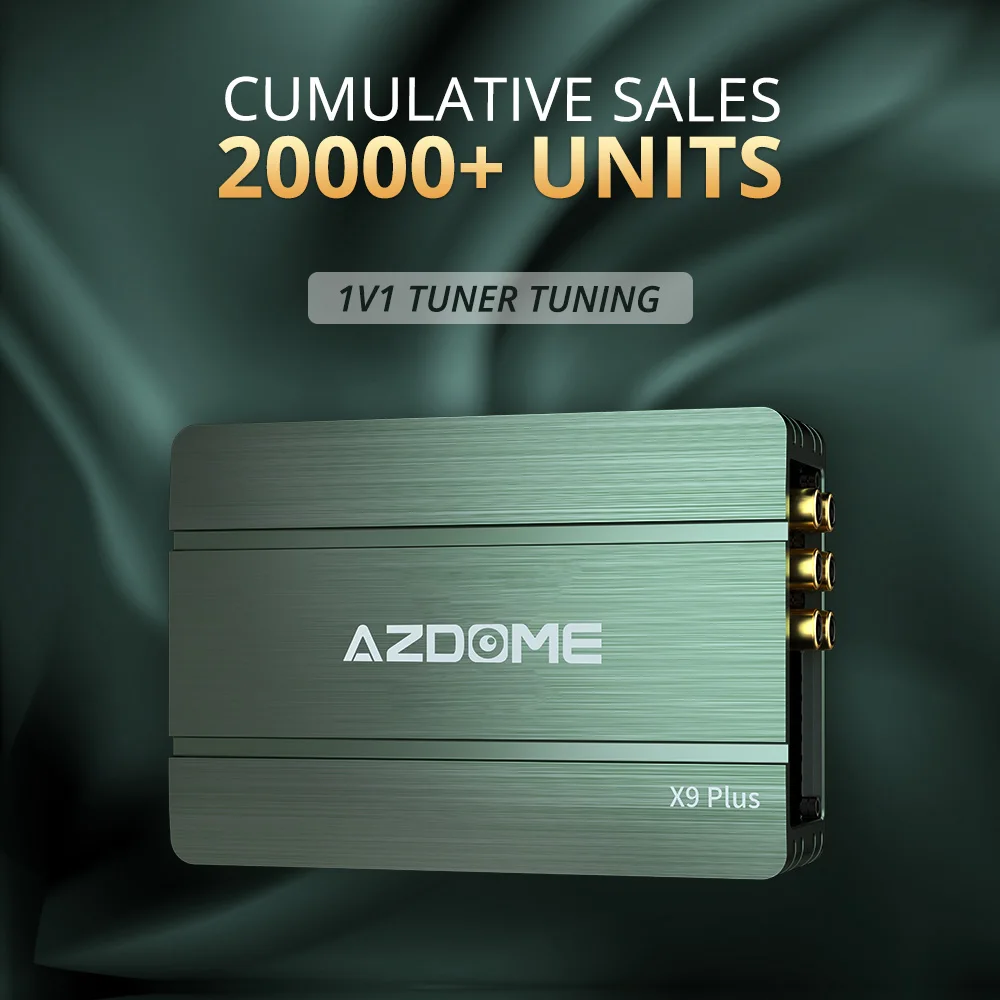 AZDOME автомобильный сабвуфер X9 плюс DSP усилитель Bluetooth 5 1 канал 31 полосным