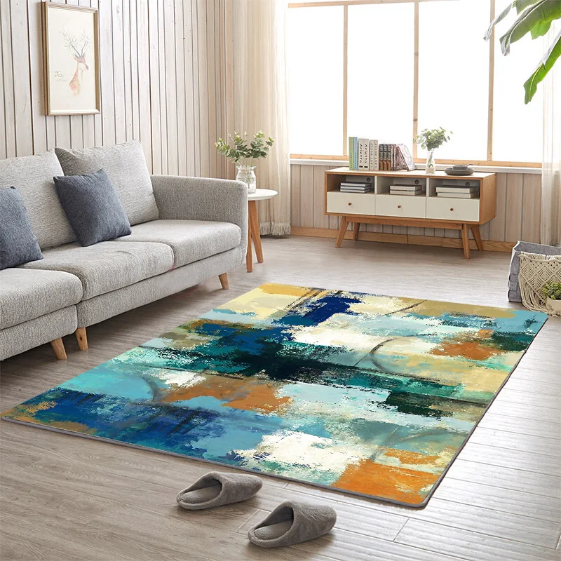 Nordic Simple Geometric Printed Floor Carpets for living room Bedroom Decoration kids Room Bedside sofa Mat non-slip Rug Doormat
Nordic Simple Geometric Printed Floor Carpets for living room Bedroom Decoration kids Room Bedside sofa Mat non-slip Rug Doormat