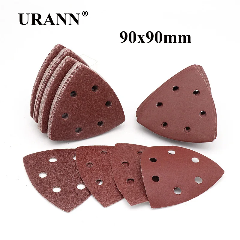 URANN 10pcs Self-adhesive Sandpaper Triangle Sander Sand Paper Hook Loop Sandpaper Disc Abrasive Tools For Polishing Grit 40-400
URANN 10pcs Self-adhesive Sandpaper Triangle Sander Sand Paper Hook Loop Sandpaper Disc Abrasive Tools For Polishing Grit 40-400
