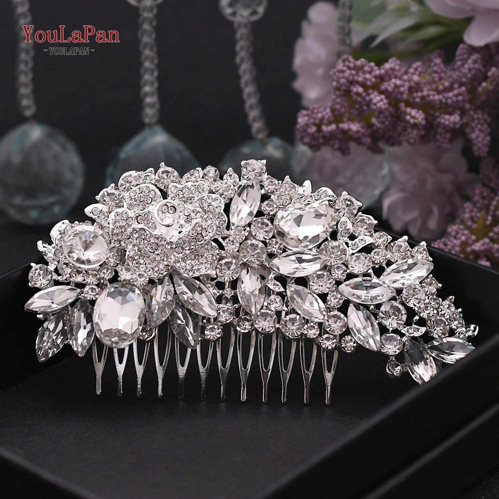 TOPQUEEN HP300 Women Tiara Hair Accessories Silver Diamond Wedding Hair Pins Clip Bridal Diamante Crystal Slide Comb For Female
TOPQUEEN HP300 Women Tiara Hair Accessories Silver Diamond Wedding Hair Pins Clip Bridal Diamante Crystal Slide Comb For Female