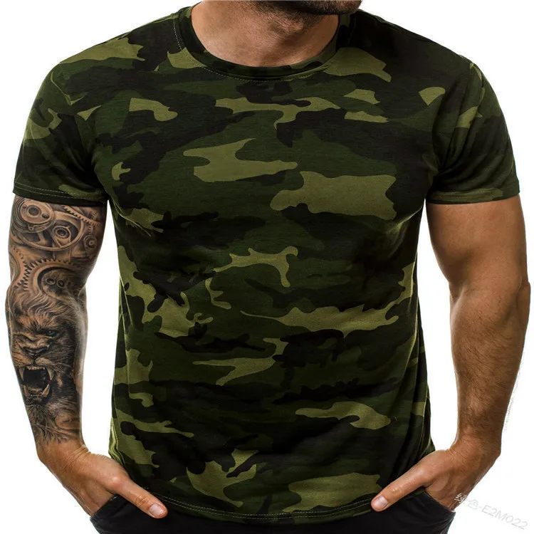 2020 hot round neck Tight Sexy camouflage leisure sports men's T-shirt
2020 hot round neck Tight Sexy camouflage leisure sports men's T-shirt