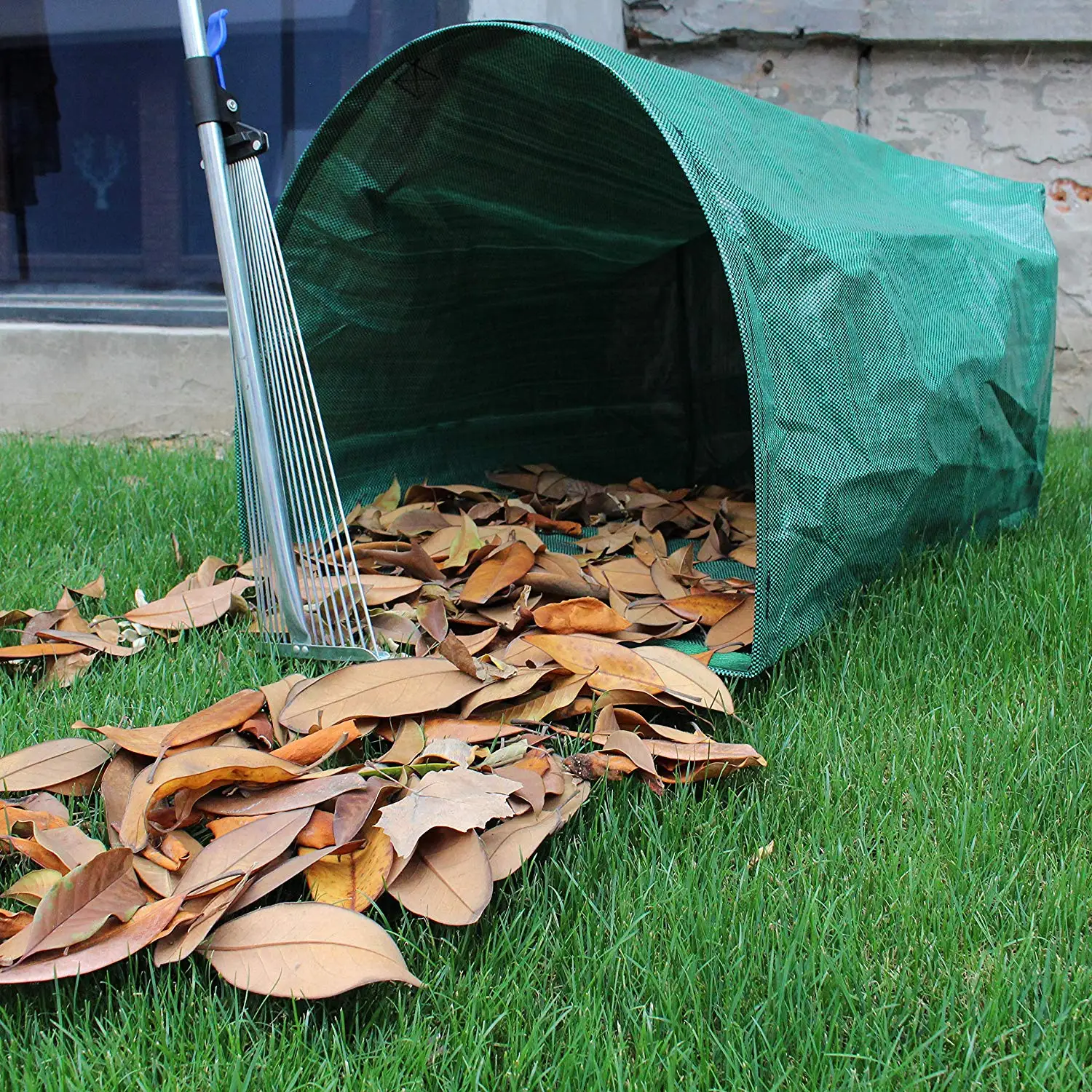 53 Gallon Garden Deciduous Bag Yard Dustpan-Type Collecting Leaves Handrail Yard Waste Garden Leaves Debris Garbage Bag
53 Gallon Garden Deciduous Bag Yard Dustpan-Type Collecting Leaves Handrail Yard Waste Garden Leaves Debris Garbage Bag