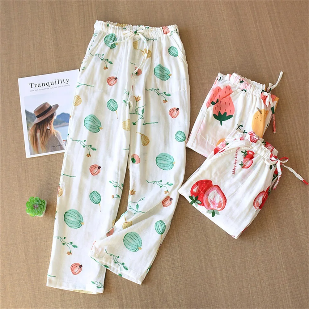 Printed Pants Women Lounge Wear 2021 Summer Female Sleepwear Casual Thin Home Pants Femme Pantalon Loose Trousers Sleep Bottoms
Printed Pants Women Lounge Wear 2021 Summer Female Sleepwear Casual Thin Home Pants Femme Pantalon Loose Trousers Sleep Bottoms