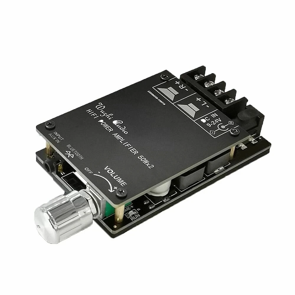 502C HIFI 2x50 Вт TPA3116 AUX + bluetooth 5 0 Цифровой усилитель высокой мощности Плата усилителя