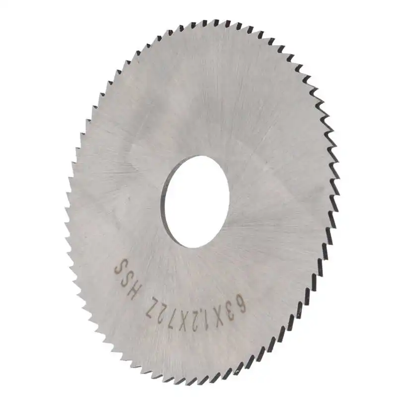Circular Cutting Blade 63 X 1.2 X 16 W6542 72Teeth Milling Cutter Saw Blade for Cutting Metals
Circular Cutting Blade 63 X 1.2 X 16 W6542 72Teeth Milling Cutter Saw Blade for Cutting Metals
