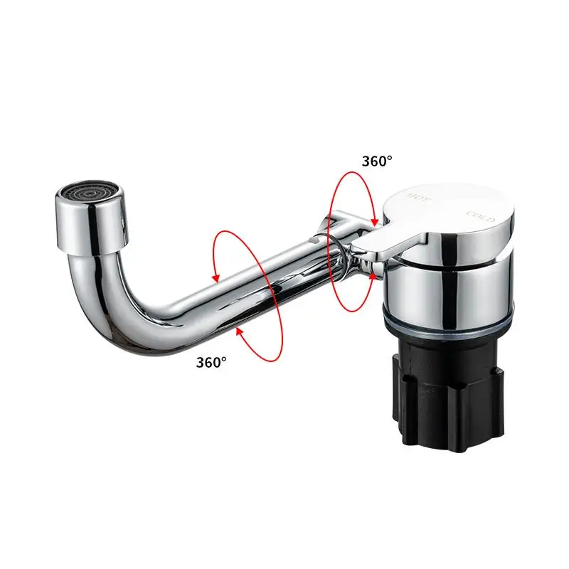 Foldable RV Faucet 360 Degree Rotation 1/2 Inlet Thread Single Handle Cold & Hot Water Mixer Copper Faucet for RV Boat
Foldable RV Faucet 360 Degree Rotation 1/2 Inlet Thread Single Handle Cold & Hot Water Mixer Copper Faucet for RV Boat