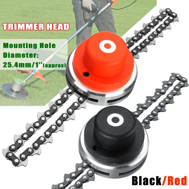 Universal 65Mn Trimmer Head Coil Chain Brush Cutter Garden Grass Trimmer Head with Saw Chain Lawn Mower Parts 
Universal 65Mn Trimmer Head Coil Chain Brush Cutter Garden Grass Trimmer Head with Saw Chain Lawn Mower Parts