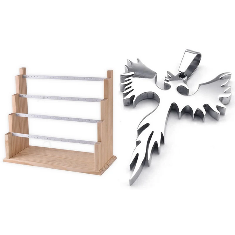1 Set Jewelry Phoenix Pendant with 50Cm Chain, Necklace & 1 Pcs Jewelry Display Tray Display Blocks Display Holder
1 Set Jewelry Phoenix Pendant with 50Cm Chain, Necklace & 1 Pcs Jewelry Display Tray Display Blocks Display Holder