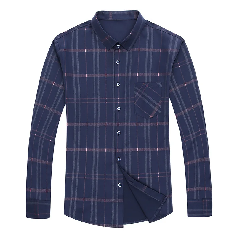 Long Sleeve Shirt Men New Arrival Spring Casual Plaid Shirts Slim Fit Camisa Masculina Mens Clothing Plus Size
Long Sleeve Shirt Men New Arrival Spring Casual Plaid Shirts Slim Fit Camisa Masculina Mens Clothing Plus Size