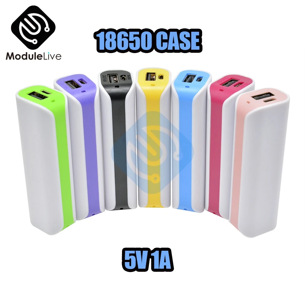 Power Bank DIY Kit Storage Case Box Shell Free Welding Suit 1X 18650 Battery 5V 1A USB External Charger For Smart phone New
Power Bank DIY Kit Storage Case Box Shell Free Welding Suit 1X 18650 Battery 5V 1A USB External Charger For Smart phone New