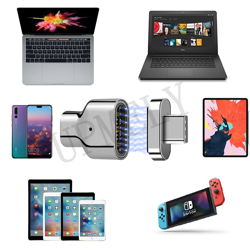 Оригинальный 24pin Магнитный адаптер USB Type C разъем PD 100W высокоскоростной 10Gbp/s кабель для передачи данных C зарядный кабель
Оригинальный 24pin Магнитный адаптер USB Type C разъем PD 100W высокоскоростной 10Gbp/s кабель для передачи данных C зарядный кабель