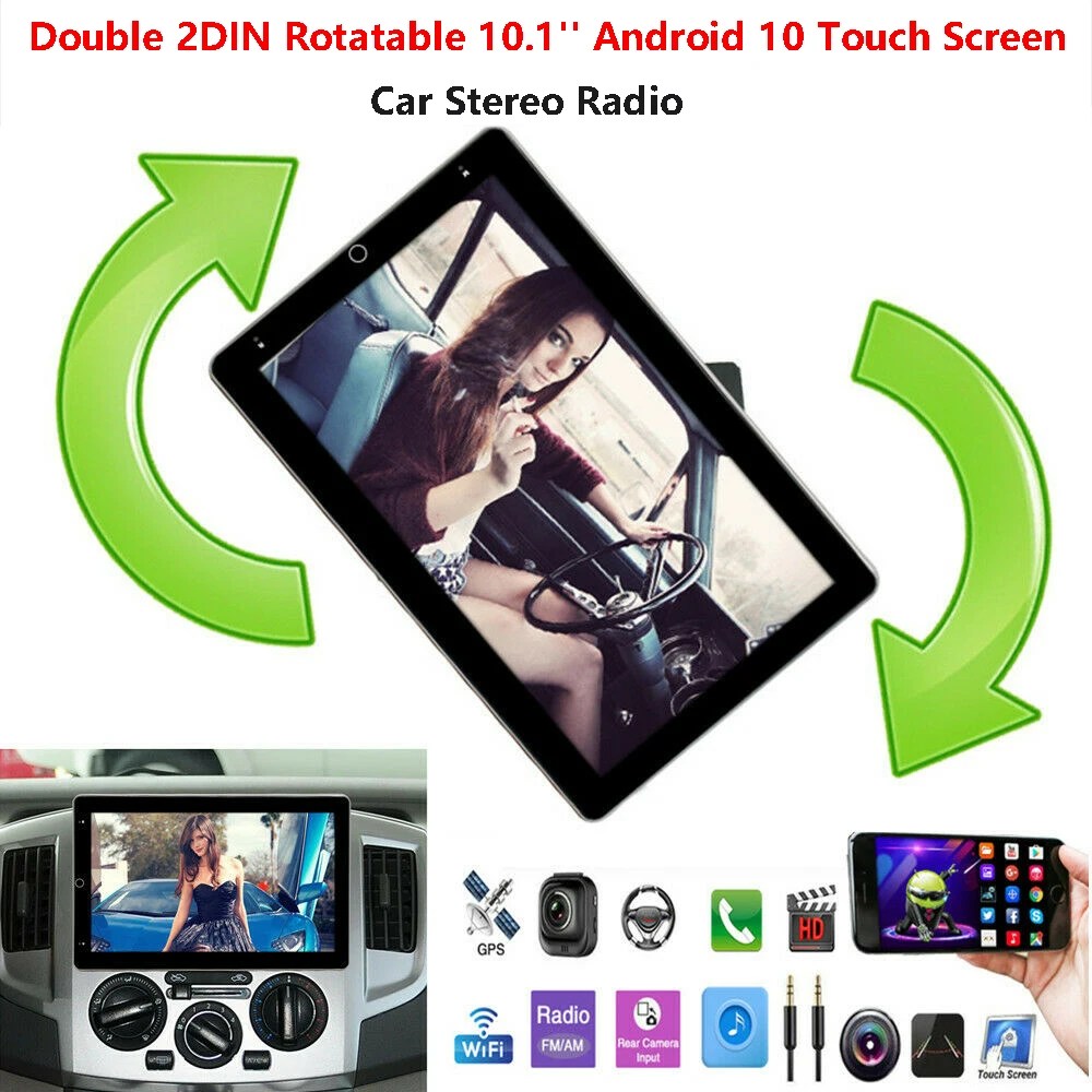 10.1in 2 din Universal Car Audio Stereo MP5 Player 10.1 inch Android 10 Rotation car video Autoaudio Head Unit
10.1in 2 din Universal Car Audio Stereo MP5 Player 10.1 inch Android 10 Rotation car video Autoaudio Head Unit