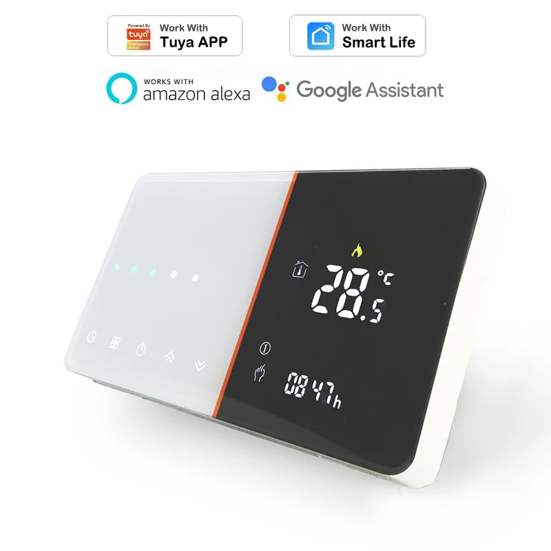 Термостат с поддержкой Wi-Fi и управлением через приложение Tuya
Термостат с поддержкой Wi-Fi и управлением через приложение Tuya
