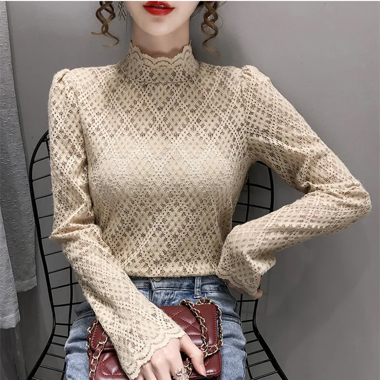 Кружевная женская блузка с круглым вырезом, рубашка для девочек, новинка, корейская мода, летний топ с длинным рукавом, повседневные офисные...
Кружевная женская блузка с круглым вырезом, рубашка для девочек, новинка, корейская мода, летний топ с длинным рукавом, повседневные офисные...