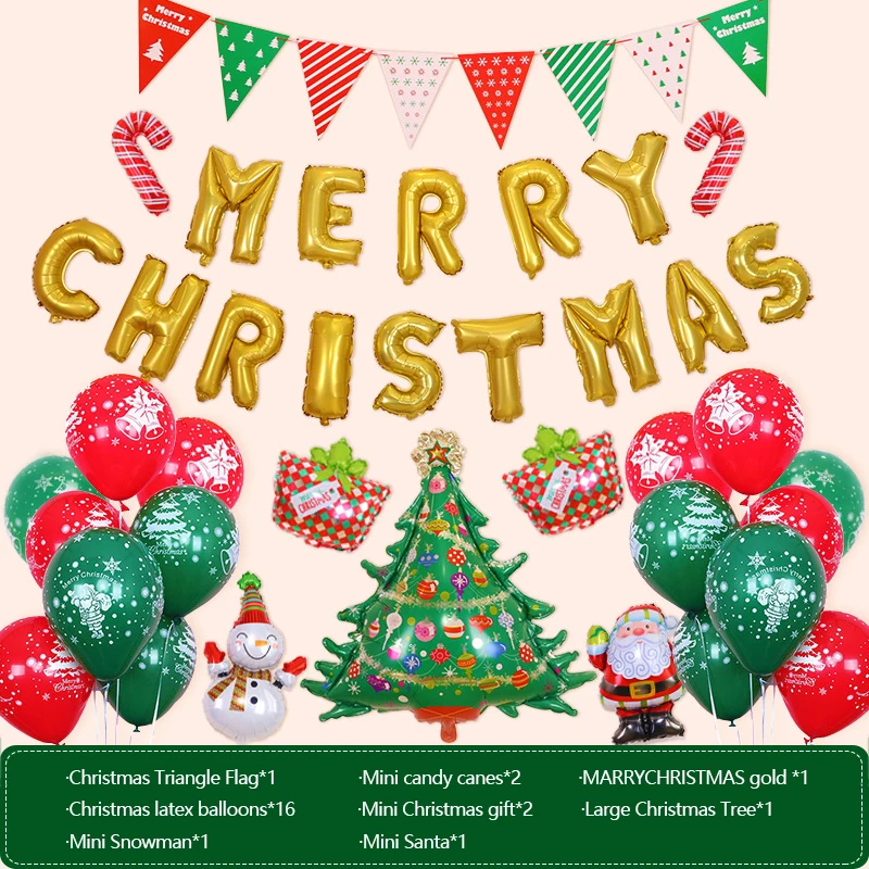 Christmas Balloon 16 Inch Letter Balloon Aluminum Film Balloon Combination Package Santa Claus Elk Holiday Balloon
Christmas Balloon 16 Inch Letter Balloon Aluminum Film Balloon Combination Package Santa Claus Elk Holiday Balloon