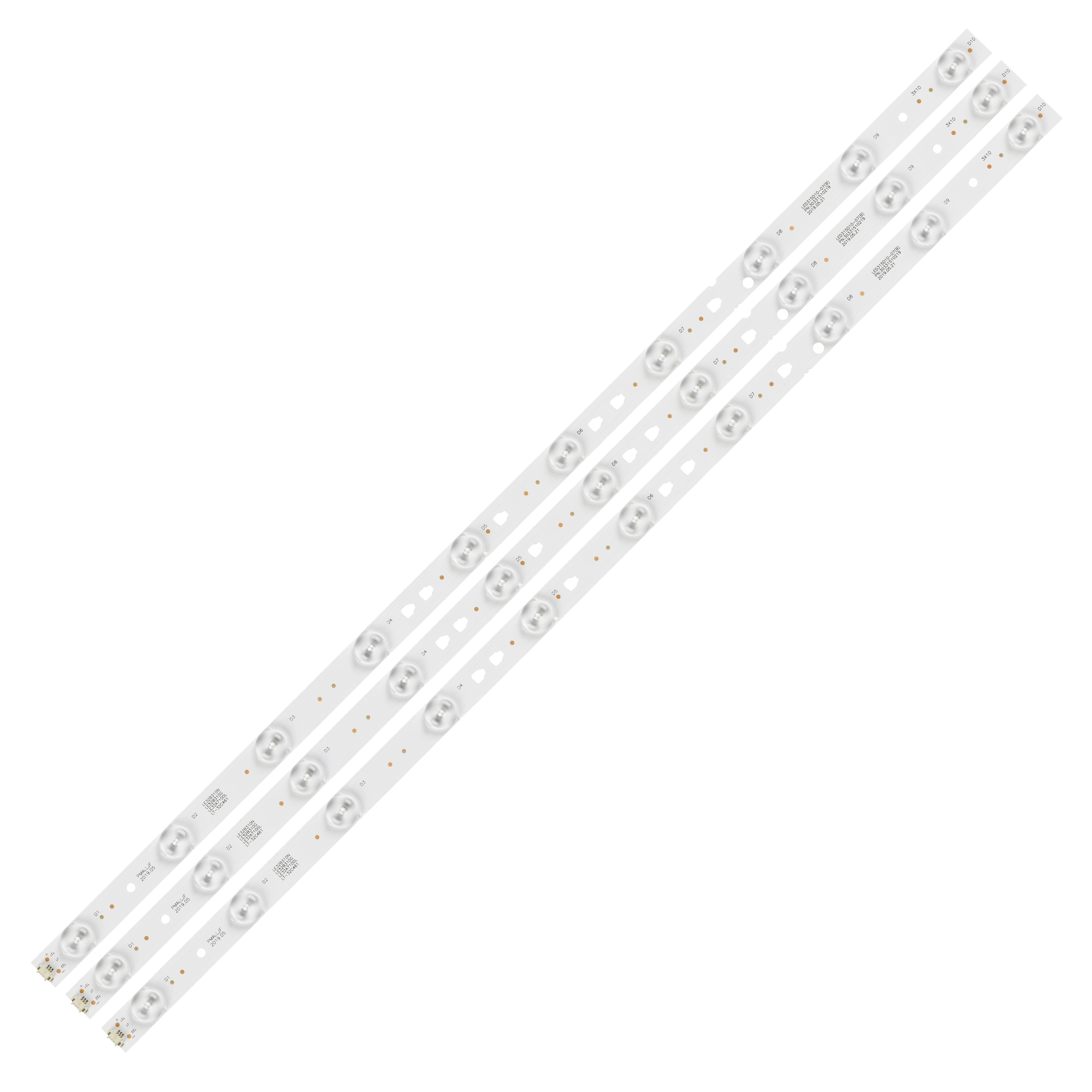 

New 3 PCS 10LEDs 635mm LED backlight strip for LED315D10-07(B) 30331510219 XPY63508 PLDED3273A-C A1504 LSC320AN10-H LT-32C460