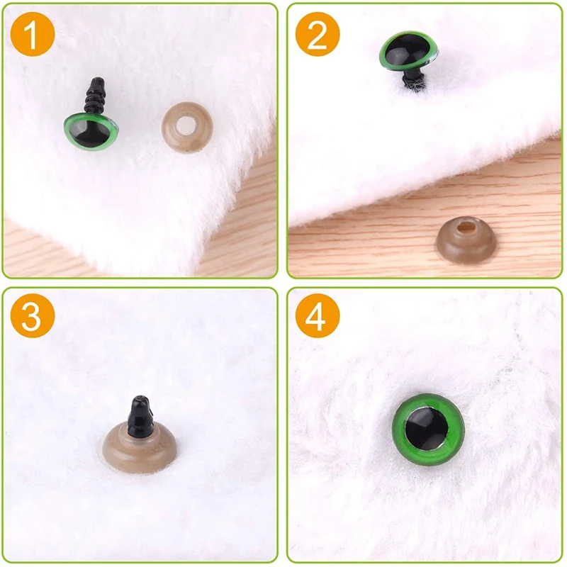 1028 Pcs Plastic Safety Eyes and Noses Kit with Washers for Doll Plush Animal Craft Making,Assorted Size
1028 Pcs Plastic Safety Eyes and Noses Kit with Washers for Doll Plush Animal Craft Making,Assorted Size