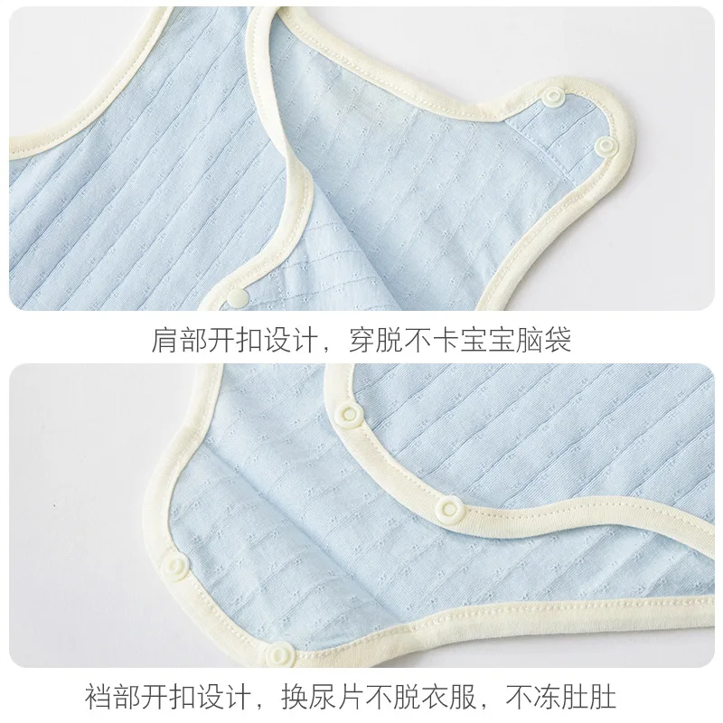 Infant jumpsuit sleeveless bag fart clothing baby jacquard vest triangle baby romper newborn girl clothes summer thin section
Infant jumpsuit sleeveless bag fart clothing baby jacquard vest triangle baby romper newborn girl clothes summer thin section