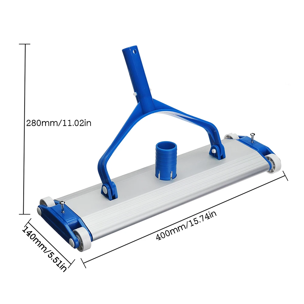 Alluminum Alloy Pool Vacuum Head Flexible Vacuum Brush Head Spa Vinyl Pool Vacuum Attachment with Wheels and Brushes
Alluminum Alloy Pool Vacuum Head Flexible Vacuum Brush Head Spa Vinyl Pool Vacuum Attachment with Wheels and Brushes