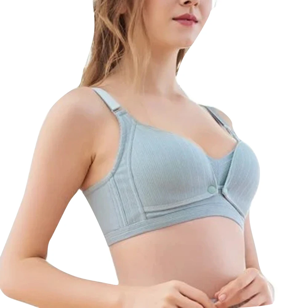 Breast-Feeding Supportive Brassiere Wirefree Padded Front Button Breathable Bra for Women Mother EIG88
Breast-Feeding Supportive Brassiere Wirefree Padded Front Button Breathable Bra for Women Mother EIG88